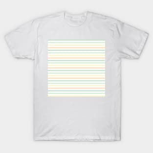 Pastel Stripes Pattern T-Shirt